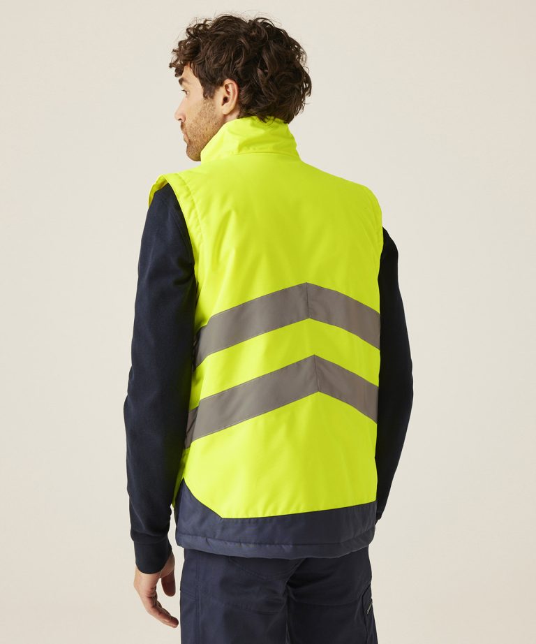 Regatta High Visibility &#8211; High &#8211; Vis Pro Bodywarmer RG383, Vivid Promotion Workwear