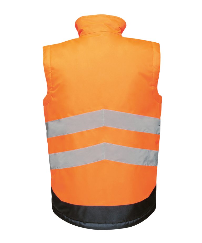 Regatta High Visibility &#8211; High &#8211; Vis Pro Bodywarmer RG383, Vivid Promotion Workwear