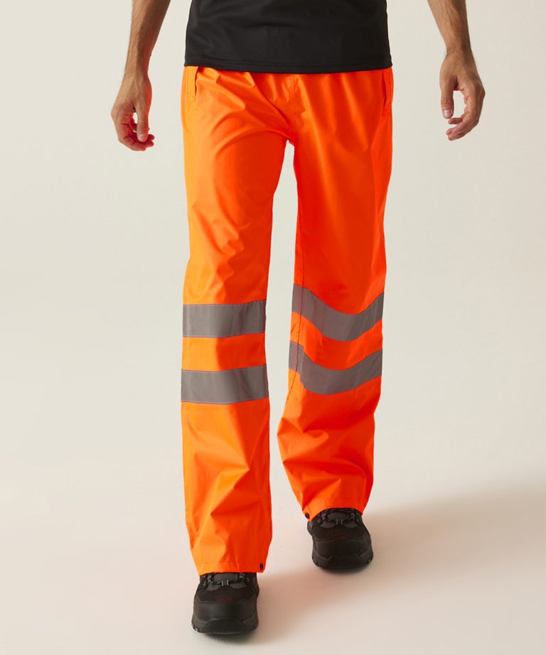 Alternative view of Regatta High Visibility Hi-Vis Pro Pack Away Trousers RG386
