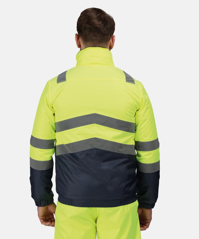 Alternative view of Regatta High Visibility - Pro Hi - Vis Classic Bomber Jacket RG452