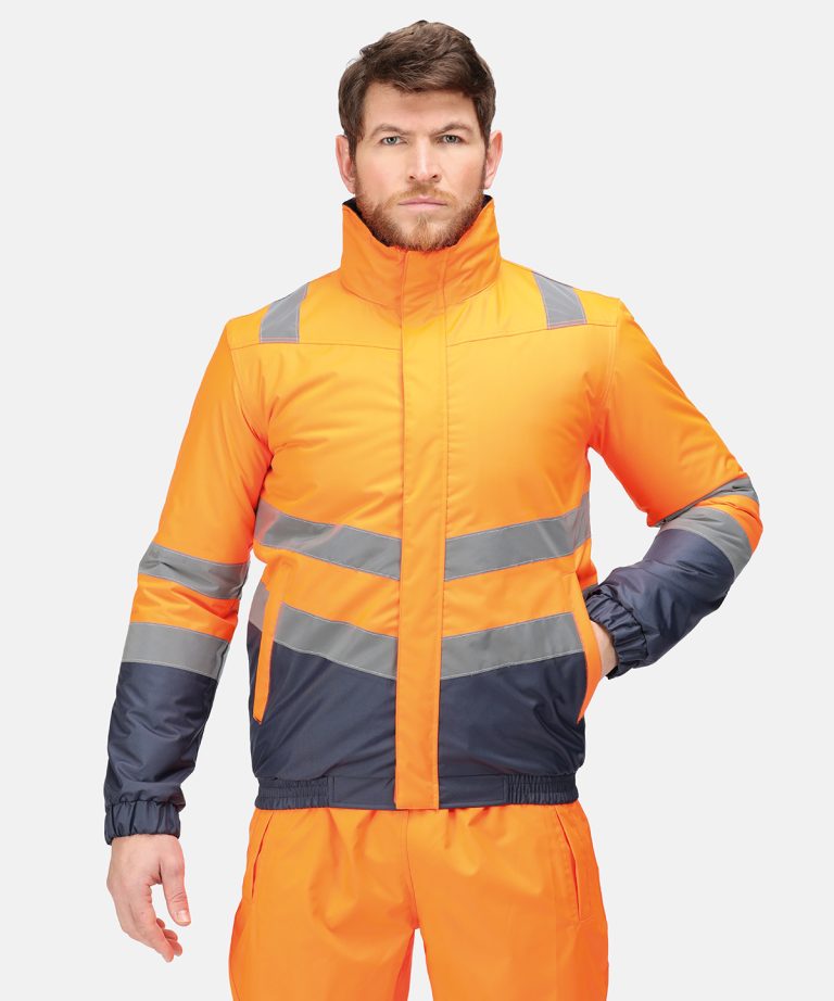 Regatta High Visibility &#8211; Pro Hi &#8211; Vis Classic Bomber Jacket RG452, Vivid Promotion Workwear