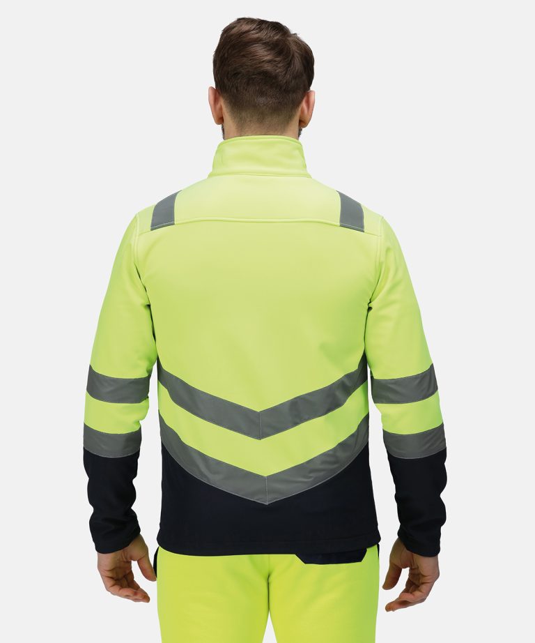 Regatta High Visibility &#8211; Pro Hi &#8211; Vis Softshell Jacket RG456, Vivid Promotion Workwear