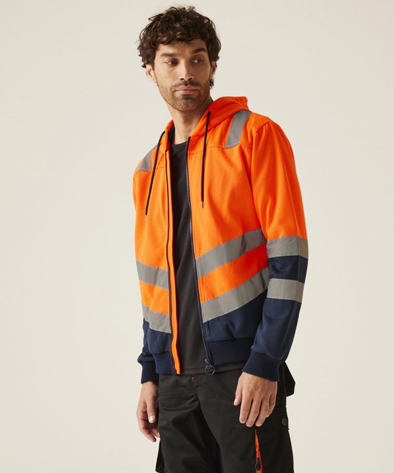 Regatta High Visibility &#8211; Pro Hi &#8211; Vis Full Zip Hoodie RG457, Vivid Promotion Workwear