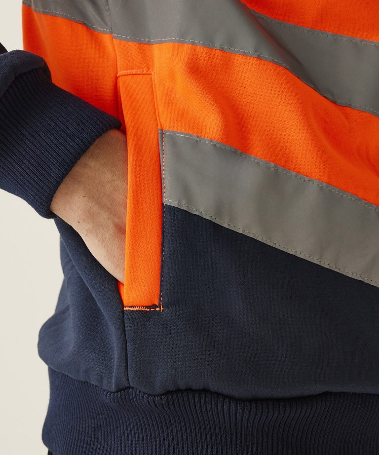 Regatta High Visibility &#8211; Pro Hi &#8211; Vis Full Zip Hoodie RG457, Vivid Promotion Workwear