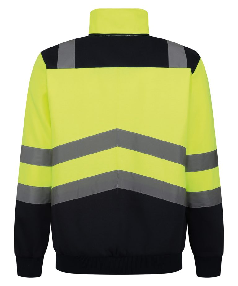 Regatta High Visibility &#8211; Pro Hi-Vis Zip Sweatshirt RG466, Vivid Promotion Workwear