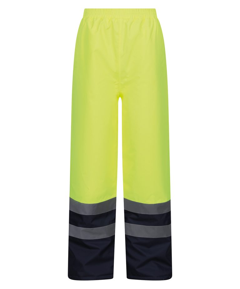 Regatta Hi-Vis Pro Hi-Vis Insulated Over trousers RG468, Vivid Promotion Workwear
