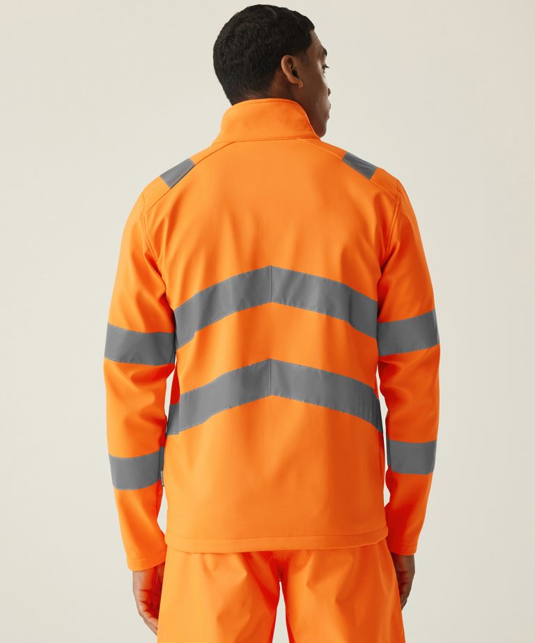 Regatta High Visibility &#8211; Hi-Vis Pro Contract Ablaze 2 Layer Softshell RG473, Vivid Promotion Workwear