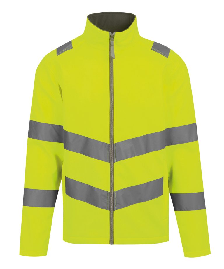Alternative view of Regatta High Visibility - Hi-Vis Pro Contract Ablaze 2 Layer Softshell RG473