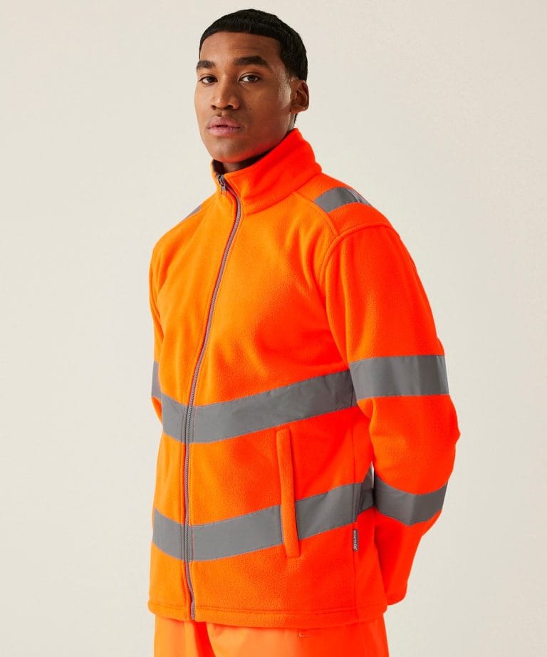 Regatta High Visibility Hi-Vis Pro Contract Thor Fleece RG474, Vivid Promotion Workwear