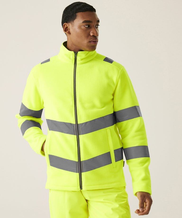 Regatta High Visibility Hi-Vis Pro Contract Thor Fleece RG474, Vivid Promotion Workwear