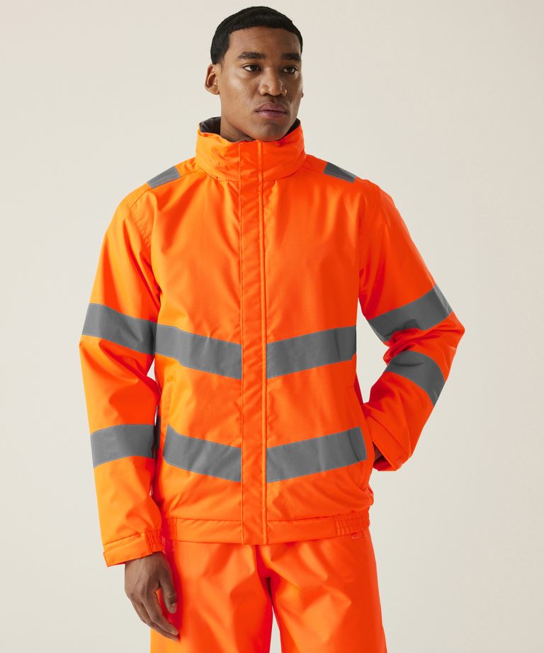 Regatta High Visibility &#8211; Hi &#8211; Vis Pro Contract Dover Jacket RG477, Vivid Promotion Workwear