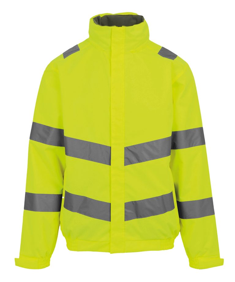 Alternative view of Regatta High Visibility - Hi - Vis Pro Contract Dover Jacket RG477