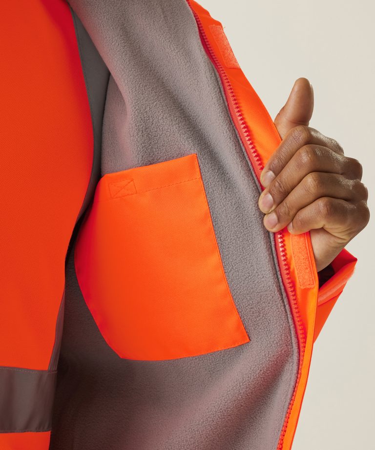 Regatta High Visibility &#8211; Hi &#8211; Vis Pro Contract Dover Jacket RG477, Vivid Promotion Workwear