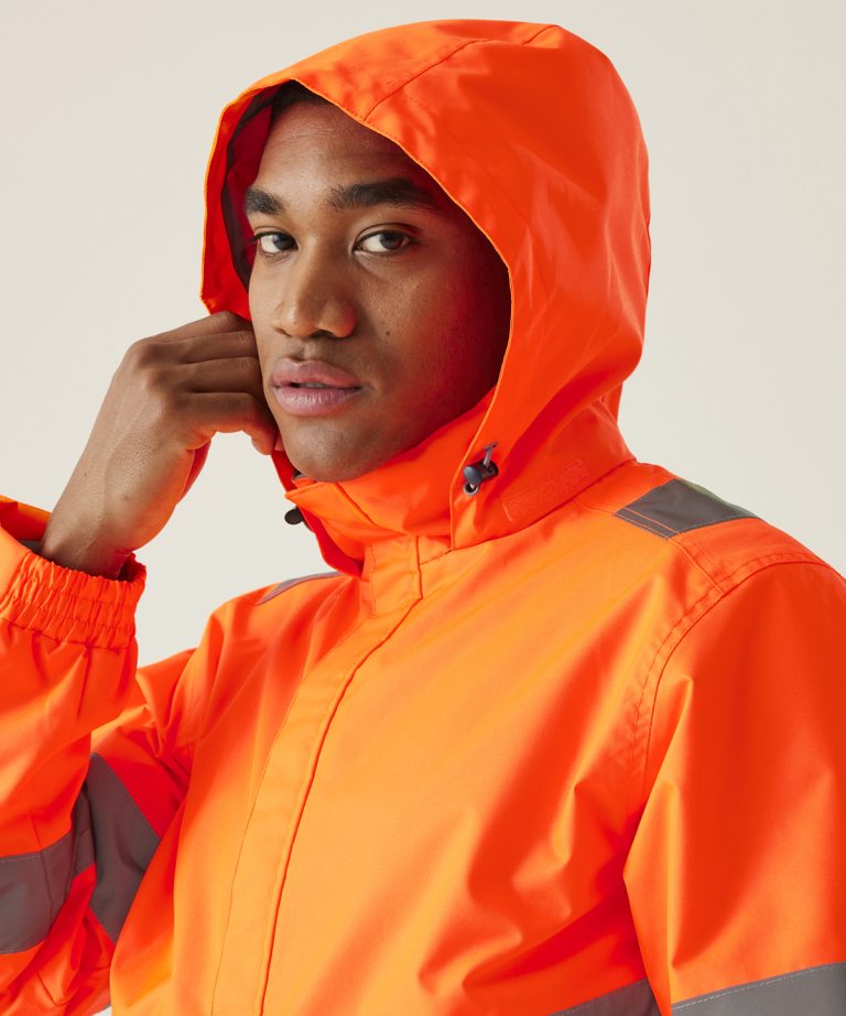 Regatta High Visibility &#8211; Hi &#8211; Vis Pro Contract Dover Jacket RG477, Vivid Promotion Workwear