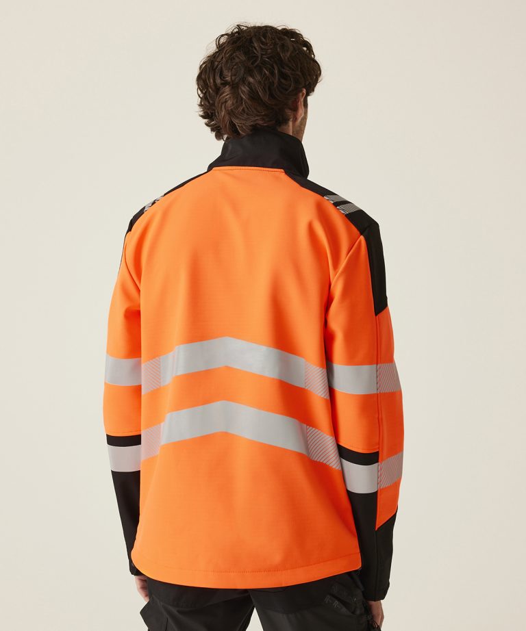 Regatta High Visibility &#8211; Hi-Vis X Pro 3 Layer Softshell Jacket (Class 2) RG478, Vivid Promotion Workwear