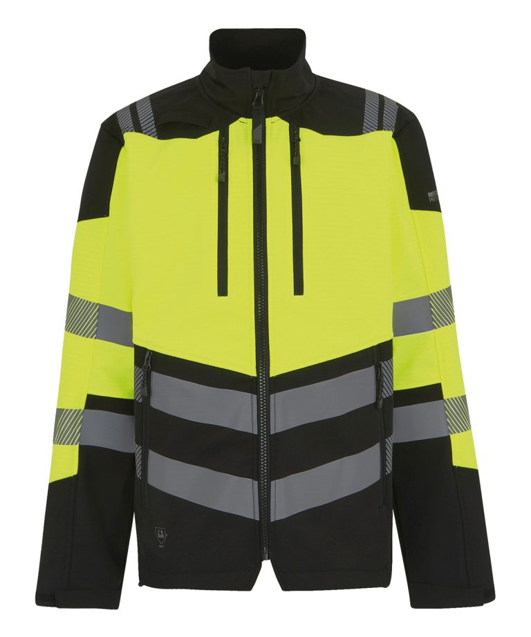 Alternative view of Regatta High Visibility - Hi-Vis X Pro 3 Layer Softshell Jacket (Class 2) RG478