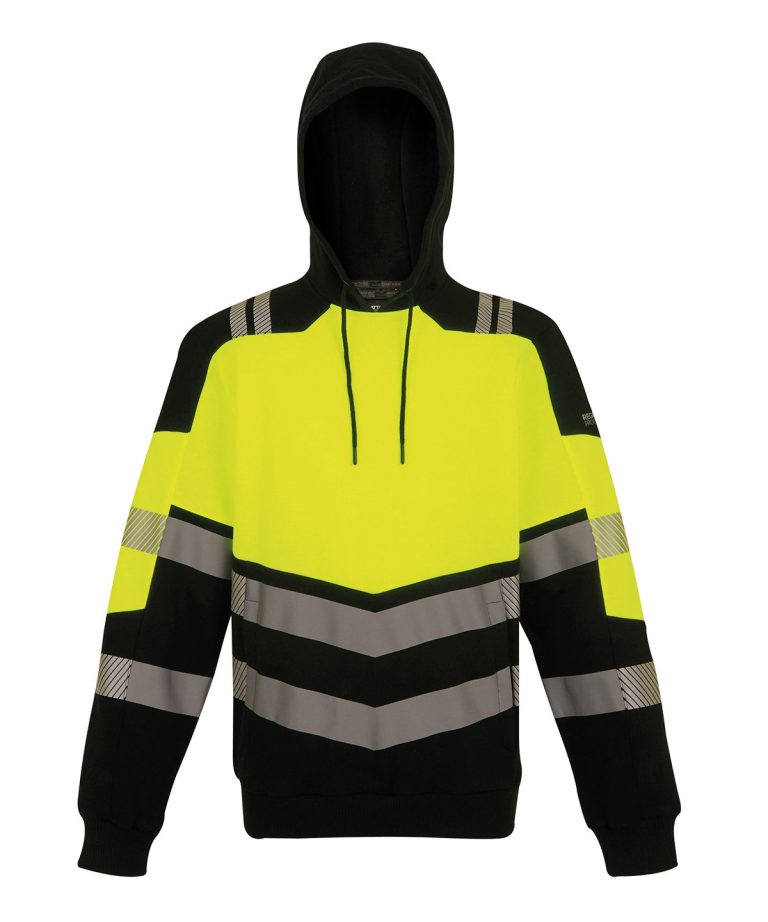 Alternative view of Regatta High Visibility | Hi-Vis X | Pro Hoodie (Class 2) RG479