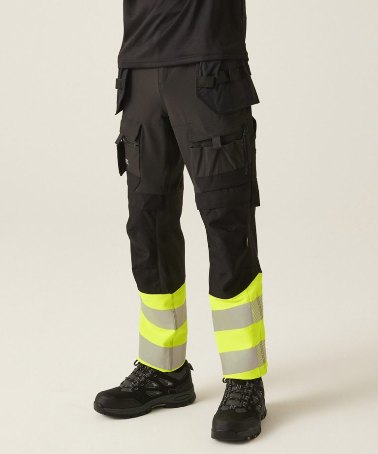 Alternative view of Regatta High Visibility - Hi-Vis X-Pro Stretch Holster Trousers (Class 1) RG480