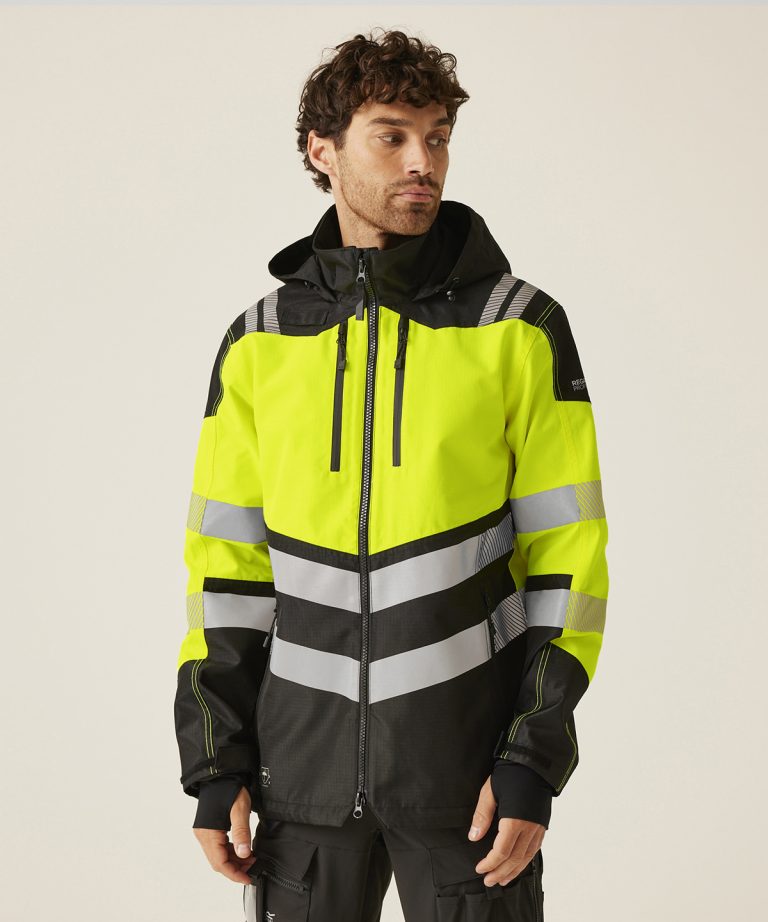 Regatta High Visibility Hi-Vis X Pro Waterproof Shell Jacket (Class 2) RG483