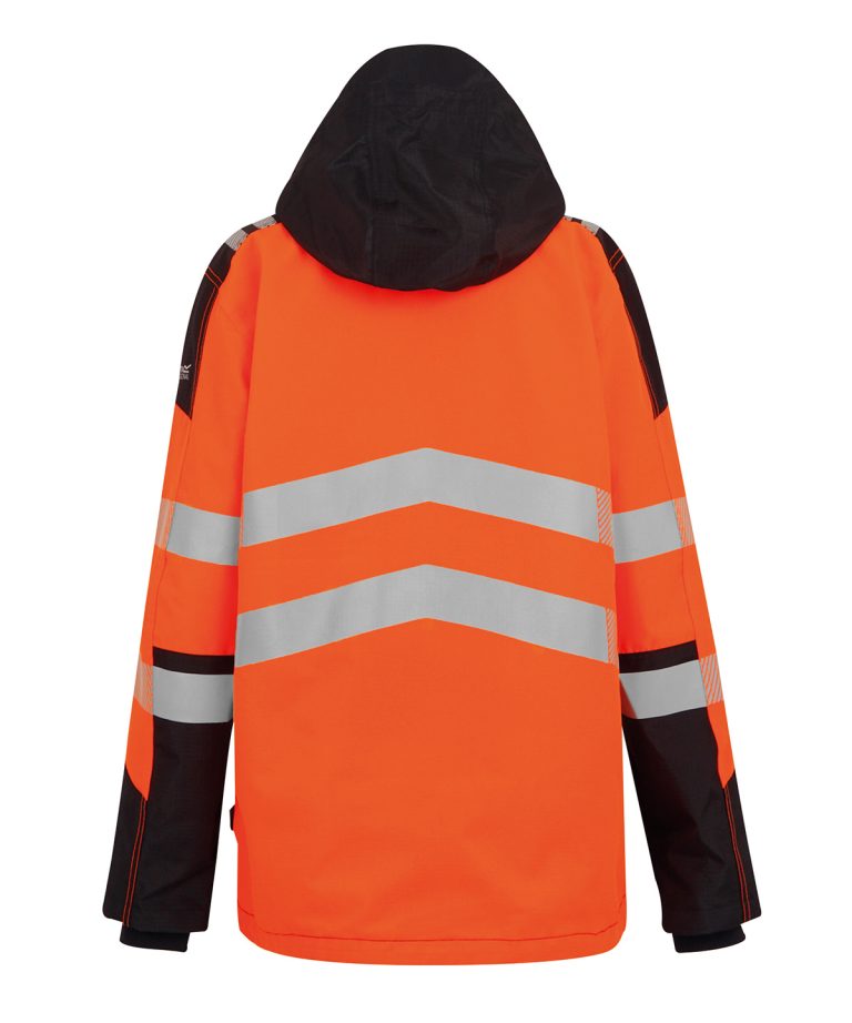 Regatta High Visibility Hi-Vis X Pro Waterproof Shell Jacket (Class 2) RG483, Vivid Promotion Workwear