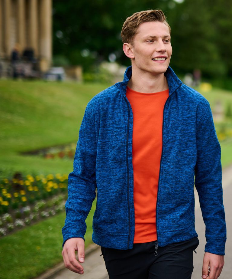 Regatta Professional &#8211; Thornly Full &#8211; Zip Marl Fleece RG535, Vivid Promotion Workwear