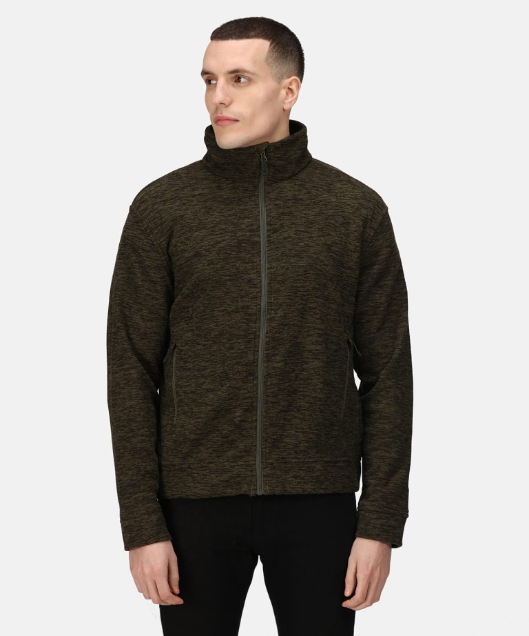 Regatta Professional &#8211; Thornly Full &#8211; Zip Marl Fleece RG535, Vivid Promotion Workwear