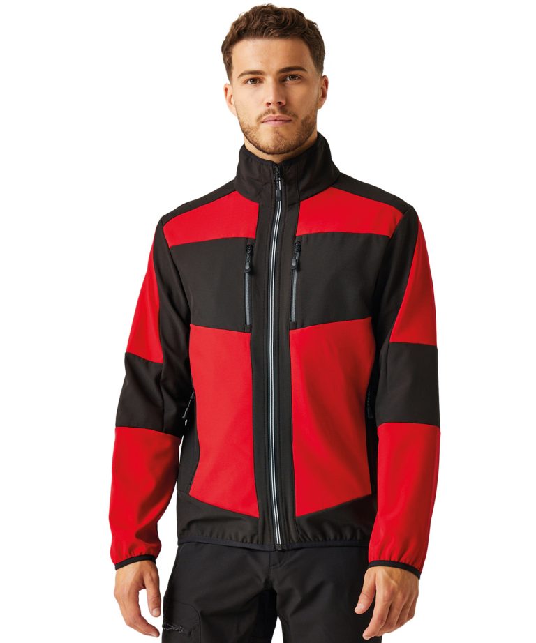 Regatta Professional &#8211; E &#8211; Volve Unisex 2 &#8211; Layer Softshell Jacket RG541, Vivid Promotion Workwear