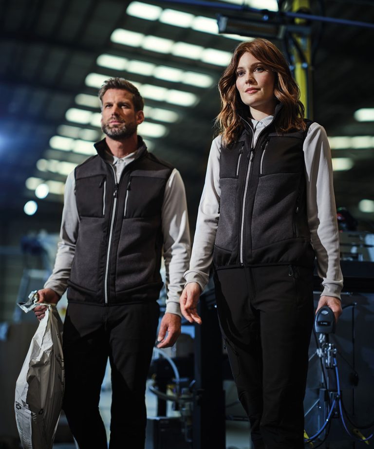 Regatta Professional &#8211; E &#8211; Volve Unisex Knit &#8211; Effect Stretch Bodywarmer RG544, Vivid Promotion Workwear