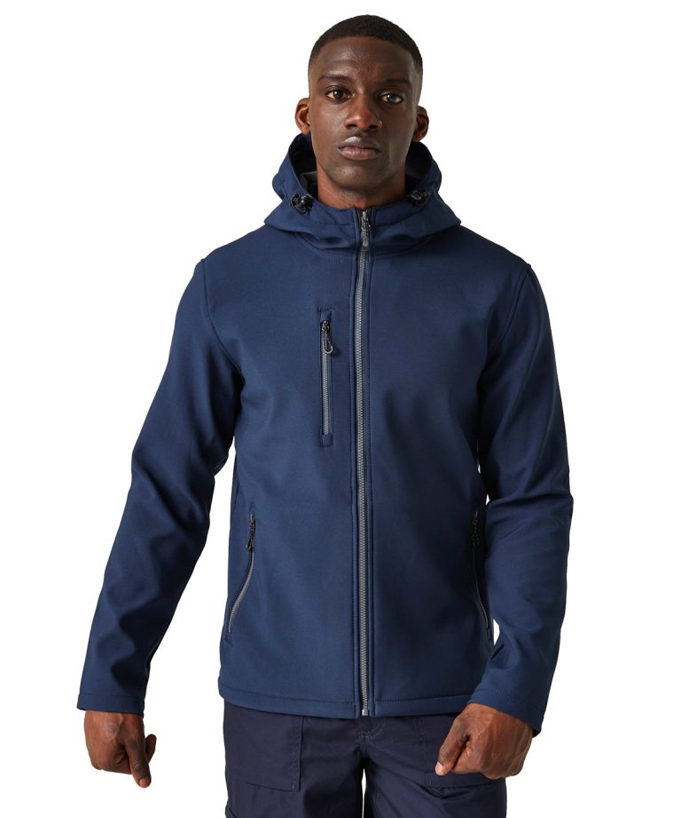 Regatta Professional &#8211; Navigate 2 &#8211; Layer Hooded Softshell Jacket RG594, Vivid Promotion Workwear