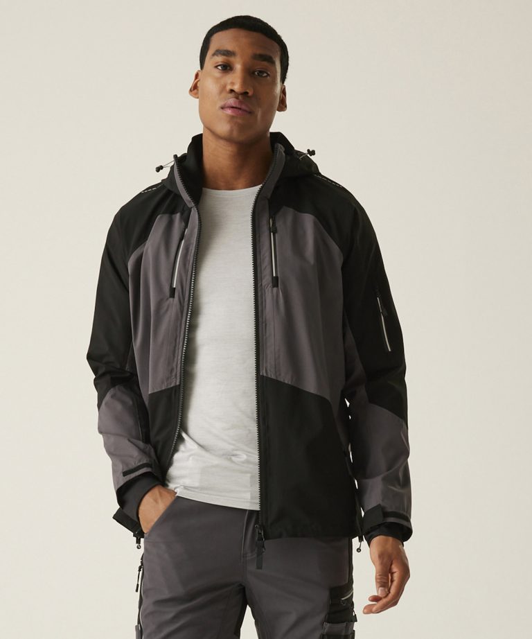 Regatta Professional 4 Tex Stretch Waterproof Shell Jacket RG633, Vivid Promotion Workwear