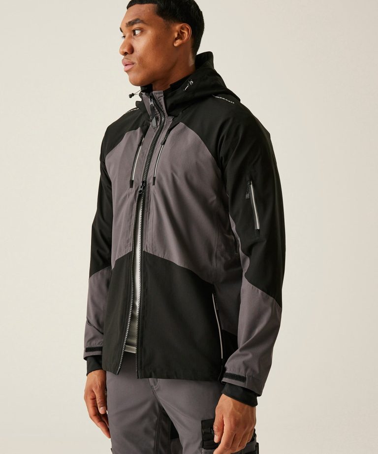 Regatta Professional 4 Tex Stretch Waterproof Shell Jacket RG633, Vivid Promotion Workwear