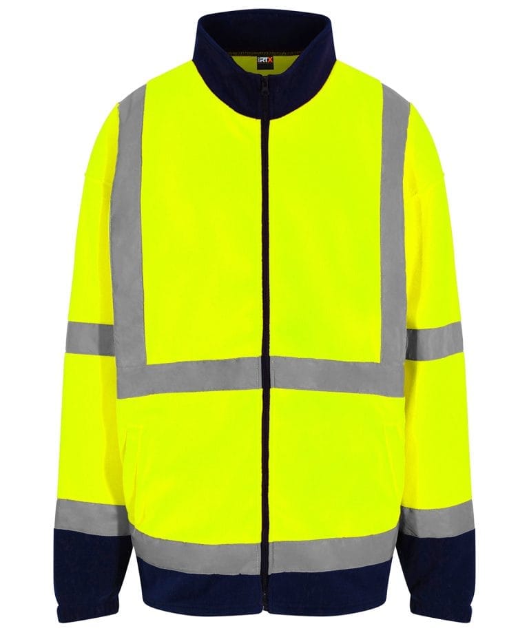 Pro Rtx High Visibility &#8211; High Visibility Full Zip Fleece RX750, Vivid Promotion Workwear