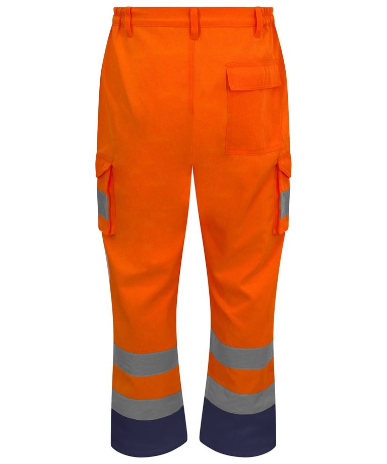 Pro Rtx High Visibility Cargo Trousers RX760, Vivid Promotion Workwear