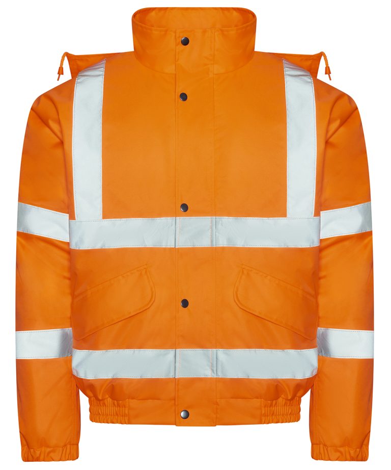 Pro Rtx High Visibility &#8211; High Visibility Bomber Jacket RX770, Vivid Promotion Workwear