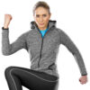 Tombo &#8211; Womens Hoodie With Reflective Tape TL551, Vivid Promotion Workwear