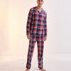 Sf &#8211; Kids Tartan Lounge Set SM074, Vivid Promotion Workwear