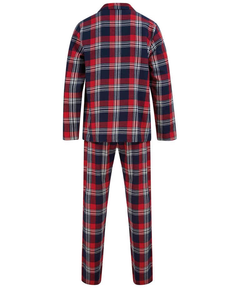 Sf &#8211; Mens Tartan Lounge Set SFM74, Vivid Promotion Workwear