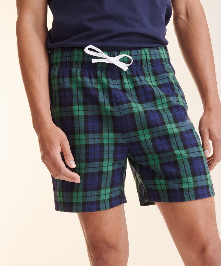 Sf - Tartan Lounge Shorts SFM82
