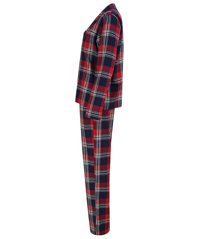 Sf &#8211; Womens Tartan Lounge Set SK074, Vivid Promotion Workwear