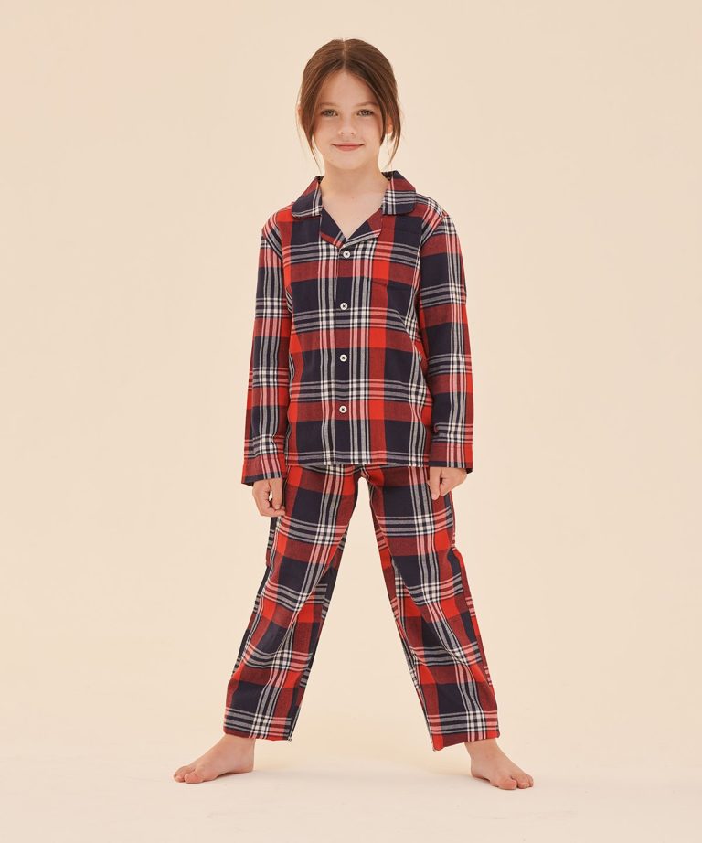 Sf - Kids Tartan Lounge Set SM074