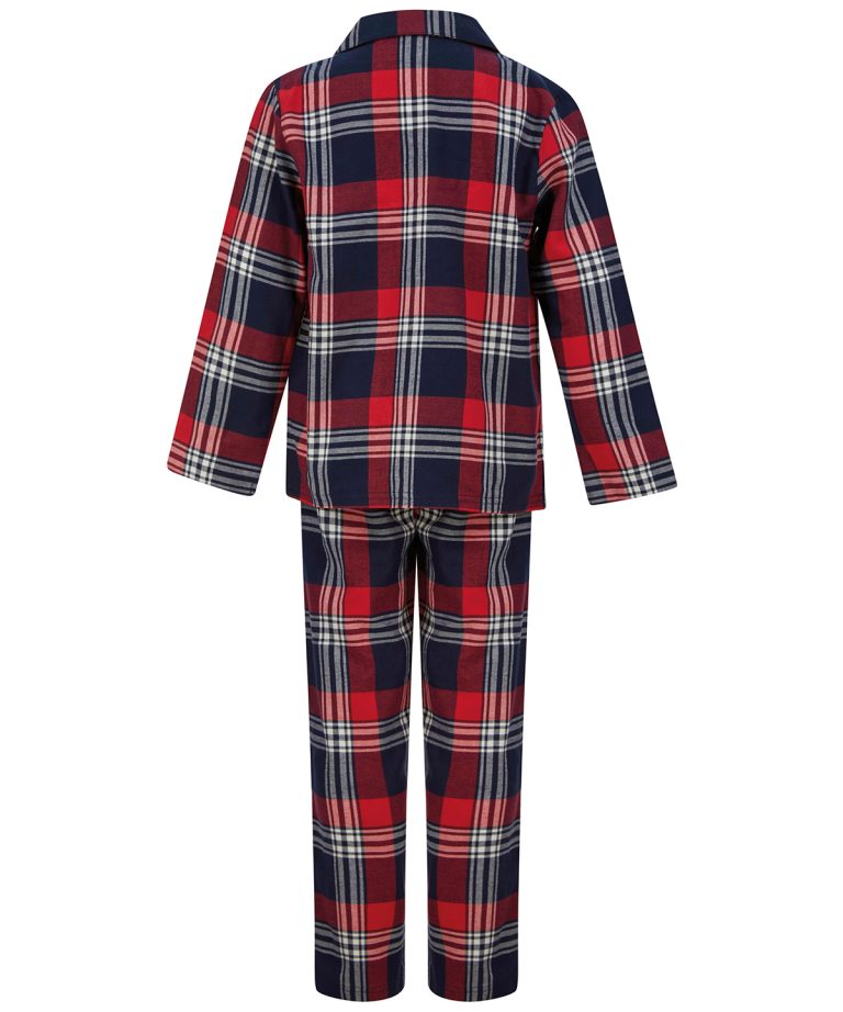 Sf &#8211; Kids Tartan Lounge Set SM074, Vivid Promotion Workwear