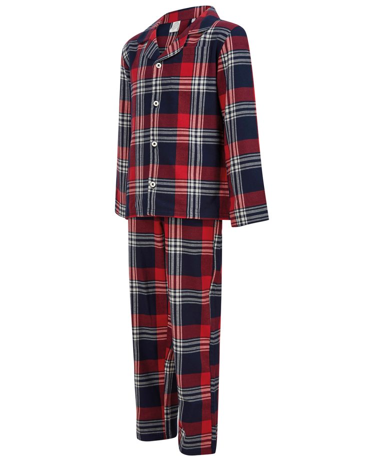 Sf &#8211; Kids Tartan Lounge Set SM074, Vivid Promotion Workwear