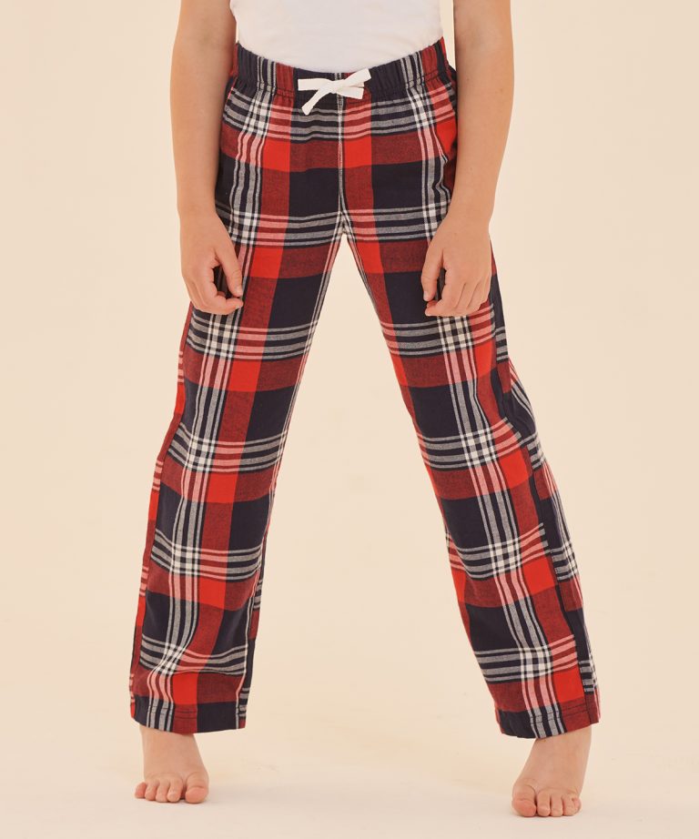 Sf - Kids Tartan Lounge Pants SM083