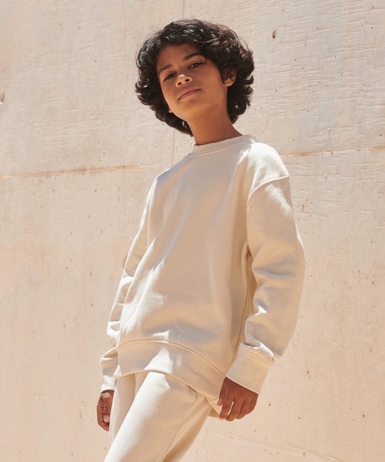 Sf - Kids Sustainable Fashion Curved Hem Sweatshirt SM530