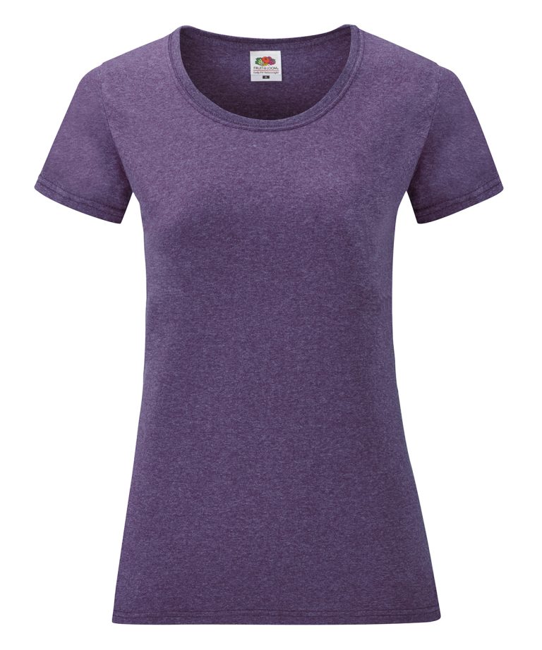 Fruit Of The Loom &#8211; Womens Valueweight T SS050, Vivid Promotion Workwear