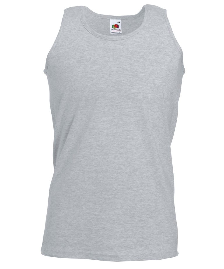 Fruit Of The Loom &#8211; Valueweight Athletic Vest SS100, Vivid Promotion Workwear