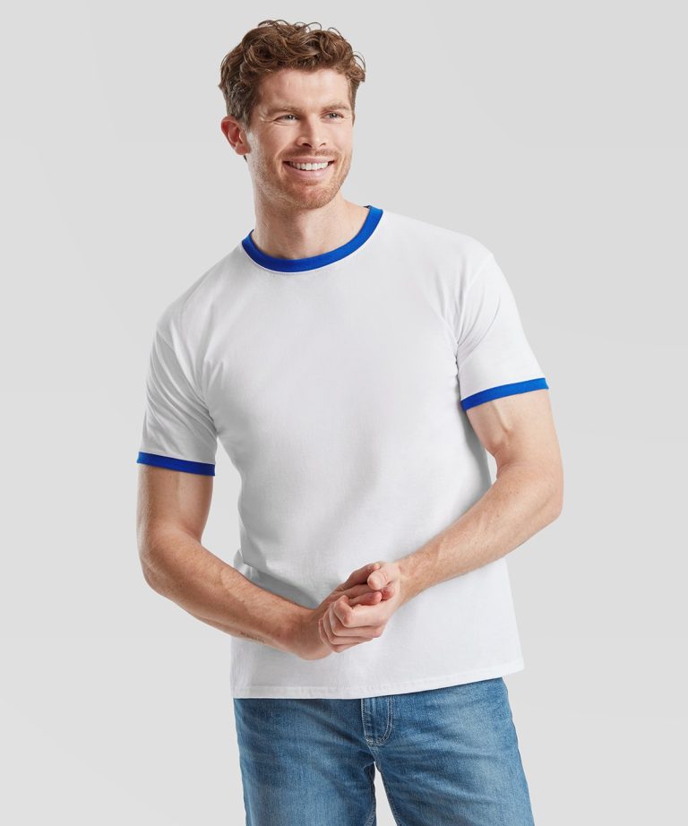 Fruit Of The Loom – Ringer T SS168, Vivid Promotion Workwear Fruit Of The Loom – Ringer T SS168, Vivid Promotion Workwear