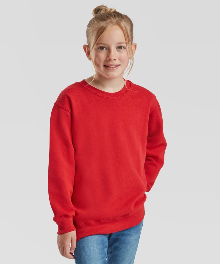 Fruit Of The Loom &#8211; Kids Classic Set &#8211; In Sweatshirt SS201, Vivid Promotion Workwear