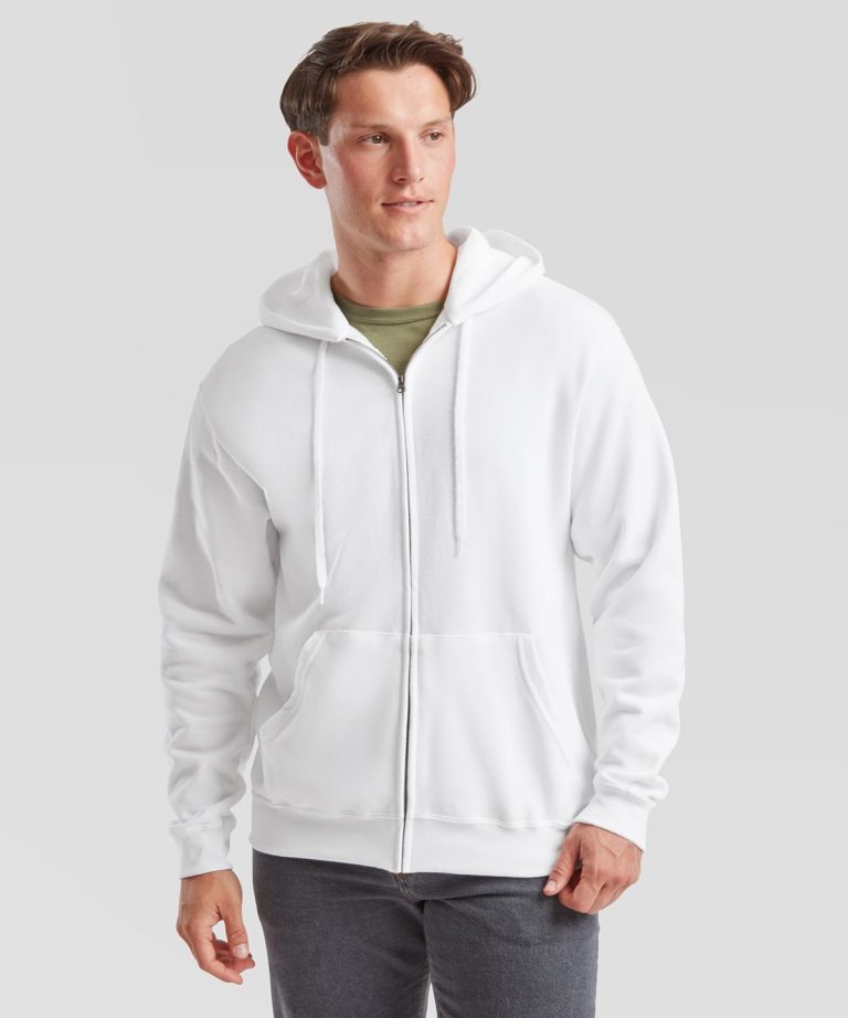 Fruit Of The Loom &#8211; Classic 80| 20 Hooded Sweatshirt Jacket SS222, Vivid Promotion Workwear