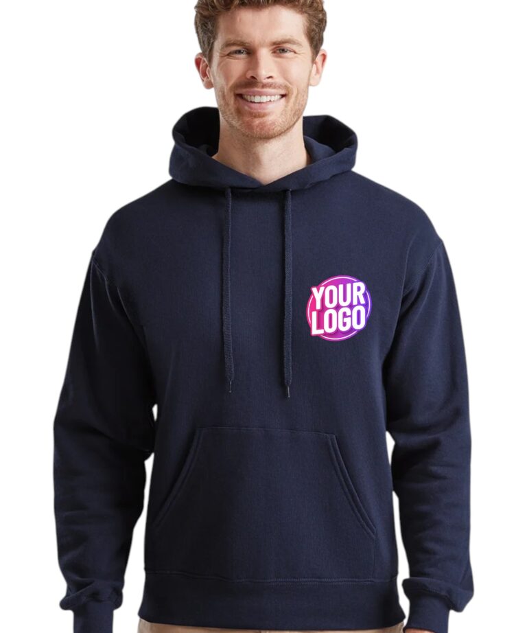 a man wearing a black sweatshirt